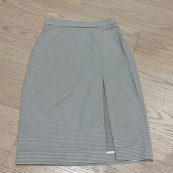 Aritizia Babaton Pencil Skirt, Neutrals, Gold/Beige, Slit, Fitted, Women’s US 6 - Picture 8 of 12